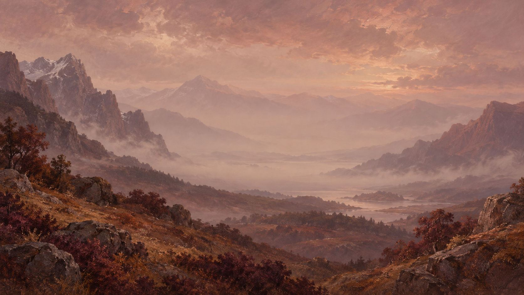 Paisagem de referência para a direção visual